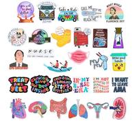 30PC Nurse Magnets Funny Magnetic Magnet for Refrigerator Fridge Locker Decal Fun Cool Cute Anatomy Drug Medical Assistant Hospital Work Office Nursing School Week Graduation Gifts Bulk Accessories