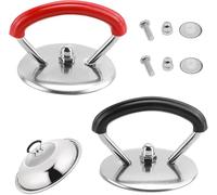 30pc Stainless Steel Pan Lid Handles Replacement Knobs Cookware Accessories