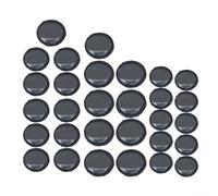 30PC Tire Patch Set with Roller Tool for Instant Repairs on Cars, Trucks, and Bikes Made of Natural Rubber for Long lasting Use and Strong Adhesion