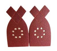 30pcs 100 Grit Sanding Pads Large Mouse Detail Sander Sandpaper 8 Holes Hook and Loop Mouse Sander Pads for Black and Decker KA220G KA230 Mega Mouse Cyclon Sandstorm Craftsman Sanding Sheets