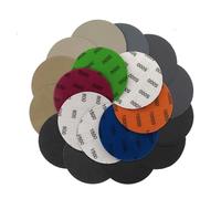 30pcs 100mm 4" Wet Dry Sanding Discs Grit 800-3000 Sandpaper Hook and Loop