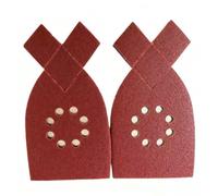30pcs 120 Grit Sanding Pads Large Mouse Detail Sander Sandpaper 8 Holes Hook and Loop Mouse Sander Pads for Black and Decker KA220G KA230 Mega Mouse Cyclon Sandstorm Craftsman Sanding Sheets