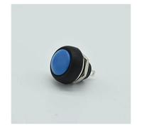 30pcs 12mm Waterproof Momentary ON/OFF Push Button Round Switch 1A 250V IDGTTLDF(30pcs blue)