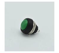 30pcs 12mm Waterproof Momentary ON/OFF Push Button Round Switch 1A 250V IDGTTLDF(30pcs green)