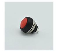 30pcs 12mm Waterproof Momentary ON/OFF Push Button Round Switch 1A 250V IDGTTLDF(30pcs red)