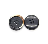 30pcs 15-22mm Resin Sewing Buttons for Clothing Pants Suit Sweaters Decorative Buttons Sewing Accessories, Black, 20mm