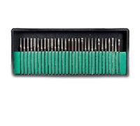 30pcs 2.35/3mm Diamond Grinding Burr Needle Point Engraving Carving Polishing for Glass Jade Stone Drill Bit Rotary Tool Set(30Pcs 3mm)