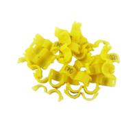 30Pcs 2.7/3/4/4.5/5mm Plastic Clip Bird Foot Ring for Small Dove Pigeon Parrot Leg Band