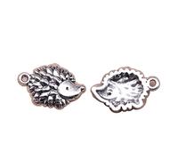 30pcs 22x14mm Charms Hedgehog Charms For Jewelry Making DIY Jewelry Findings Antique Silver Color Alloy Charms Pendant