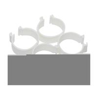 30Pcs 25mm wordless Poultry Buckle Foot Rings Adjustable Clip Leg Bands for Chicken Duck Goose Turkey Farming Use(WHITE)