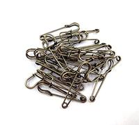 30Pcs 2Inch Brooches Heavy Duty Safety Pins for Blankets, Sweaters, Shawls, Kilts, Crafts DIY(Bronze)