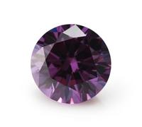 30Pcs 3.25-12.0Mm 5A Round Cut CZ Stone Loose Cubic Zirconia Synthetic Gems for Jewelry Making Amethyst 4.75mm 30pcs