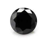 30Pcs 3.25-12.0Mm 5A Round Cut CZ Stone Loose Cubic Zirconia Synthetic Gems for Jewelry Making Black 3.25mm 30pcs