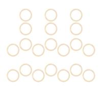30pcs 30pcs Unfinished Round Wood Rings for DIY Projects 3 Inch
