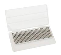 30pcs 3mm Ball Head Diamond Grinding Bits Spherical Head Burrs for Rotary Engraving Drilling Carving Electrical Power Tools