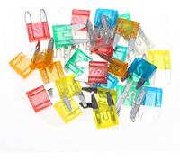 30pcs 5/10/15/20/25/30A Car Blade Fuse Automobile Car Security Fuse Assortment Kit Using for Auto Truck Automotive Fuse Protected circuits