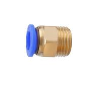 30PCS/50PCS Air Pipe M12X1.75- M6 M8 M10 M12 Metric Male Thread Pneumatic Connector Hose Quick Release PC 4 6 8 mm Tubes(PC8-M10X1.25,30PCS)