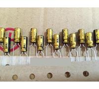30PCS/50PCS Imported audio frequency capacitor FW 50V1UF 5X11 gold electrolytic capacitor AUOQKQUT(50PCS)
