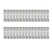 30Pcs 5A Electrical Fuses Replacement 6x25mm Ceramic Fuses Tube Domestic House Hold Mains Plug Cartridge Fuses Enduring