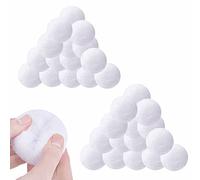 30Pcs 5cm White Elf Christmas Snowballs Indoor Snowball,Soft Fake Christmas Snowballs,Indoor Kids Snow Fight,Realistic Artificial Snowballs for Winter Game,Snow Fights,Xmas Trees,Home Decorations