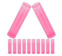 30pcs 5g Pink Pe Empty Lipstick Tubes Refillable Wax Containers | DIY Lip Balm Tubes, Lightweight Reusable Pack, Cosmetic Sample Packaging for Homemade Use