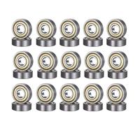 30PCS 608ZZ Skateboard Bearings Kit | Industrial-Grade 8mm Ball Bearings Double-Shielded | 608 Bearing & 608ZZ Bearing for Furniture Wheels, Scooters & 3D Printers