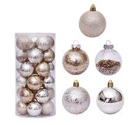 30pcs 6cm Christmas Balls Decoration Golden Transparent Hanging Tree Ornaments Wedding Party Home Decor New Year Gift Die Cuts For Card Making On Cash To Hold The Die Cut In