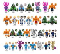 (30pcs-A) 30pcs Fantastic Four Thunderbolt Stone Man Destroyer Doctor Devourer Assembler Building Blocks Doll Toy