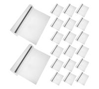 30pcs A4 Plastic Sliding Bar Report Folder Document Cover | Black Minimalist Design, Front-page Visibility, for Teachers and Job Reports in Classrooms