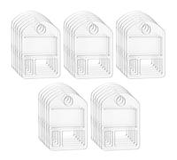 30pcs Acrylic Embroidery Floss Drop, Cross Stitch Thread Organiser Embroidery Thread Organizers Clear Floss Bobbins Winding Thread Bobbins Organizer for Cotton Threads Sewing Storage