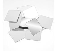 30PCS Acrylic Square Mirror Self Adhesive Small Square Mirror 2 Inches Mini Size Definition Tiny Mirror Tiles for Crafts DIY Projects Supplies Home Wall Tables Kitchen Bathroom Decoration