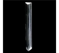 30pcs Acrylic Triangle Bars Strips Solid Wand, Right Triangle Clear Rod 50cm PMMA Light Guide Column Stick(5x5x500mm)
