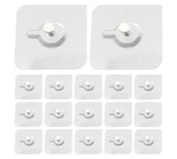 30pcs Adhesive Picture Hangers 2.76 Inch Acrylic No Nails Wall Hooks