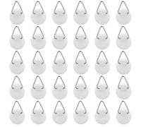 30Pcs Adhesive Wall Plate Hangers,Invisible Plates Hangers for The Walls,1.2 Inch Versatile Plastic Plate Holders for Display,Hanging Hooks for Decorative Plates and Wall Art