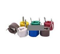 30PCS Adjustable Capacitor JML06-1 5PF 10PF 20PF 30PF 40PF 60PF 50 70PF 6mm JML06-1 5PF~120PF DIP Trimmer Variable Capacity BIANMTSW(JML06-1 20PF)
