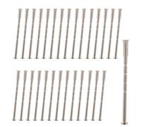 30Pcs Adjustable Length Connecting Bolts Sleeves Cabinet Drawers Door Handle Fixing Screws Through Nickel Plated Screws Connecting Fixing Bolts for Doors Cabinet Drawers