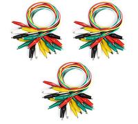 30pcs Alligator Clips Mini Crocodile Clip by UMTMedia® - 12v Wires Cable Small Leads Electrical Croc Double Crocadile Aligator Crocadial