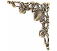 30Pcs Antique Bronze Edge Corner Decorative Protectors, Scrapbooking Albums Embellishment Photo Frame Jewelry Box Decorative Corner