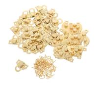 30pcs Antique Hasp Latch Brass Door Latch for Tin Box Toolbox Iron