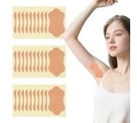 30pcs Armpit Sweat Pads Ultra-Thin Soft Invisible for Women and Men Hyperhidrosis Prevents Sweat Patches Sweatproof Disposable Underarm Shields Keeps Underarms and Clothes Dry Self Adhesive