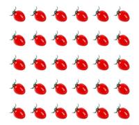 30Pcs Artificial for Mini Tomatoes Simulation Fake Fruit Decoration for Home Kitchen(C)