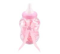 30Pcs Baby Bottle Shape Candy Boxes Cute for Baby Shower Christmas Wedding Party Favor Decoration Food Grade Material (Red)