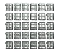 30PCS Bait Stoppers Fishing Bait Hair Stoppers Grid Type Fish Hair Stopper | Fishing Stops Hair Rig Boilie Stops V Shape Bait Stopper Carp Fishing Hair Rig Extender Boilie Bait Stops for Boat Lake River