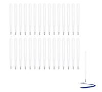 30Pcs Ballpoint Pen Refills, 1mm Blue Plastic Ballpoint Ink Refills Replaceable Retractable Blue Ink for Rollerball Pen Smooth Writing Office School Supplies Compatible with Most Stationery