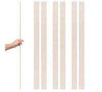 30PCS Bamboo Dowel Rods for Crafts - 5/16 x 36 Inch Dowel Rods Unfinished Wooden Sticks for Crafting Bamboo Long Sticks for DIY Projects