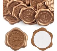 30Pcs Be Our Guest Wax Seal Stickers, Rosemary Wedding Invitation Envelope Seal Stickers Handmade Envelope Seals Self Adhesive Wax Stickers for Wedding Party Invitations, Envelope, Gift Wrap Christmas