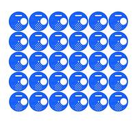 30Pcs Beehive Door Entrance Disc, Beekeeping Accessory, Plastic Round Exit Vent Gate for Beehives, Durable Beekeeping Tool with Rotatable Design to Control Bee Traffic and Protect (Blue)