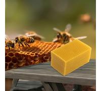 30Pcs Beehive Wax Foundation Sheets, Brood Wax Wired National Standard Sheets Foundation, Beeswax Nest Foundation Beekeeping Tool