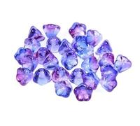 30pcs Bell Flower Beads 6 x 8 mm, Crystal 48686 (30-48686), Bohemia Crystal Glass, Czechia 11100240