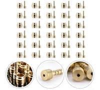 30pcs Bicycle Hydraulic Brake Olive and Brass Insert Kit, Copper and Alloy Connecting Set Compatible for SR-AM E1/E3/E5/E7/E9/CR/DB1/DB3/DB5/XX/XO/Guide Disc Brake Hose Repair
